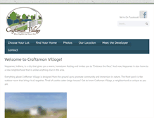 Tablet Screenshot of craftsmanvillagenappanee.com